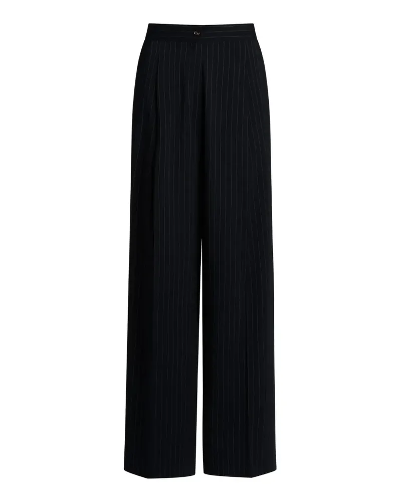 Kiton Klassische Hose mit Nadelstreifen - Schwarz Schwarz