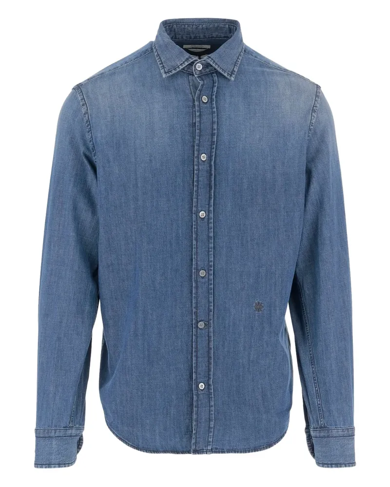 Jacob Cohën Jeanshemd mit Knopfverschluss - Blau Blau