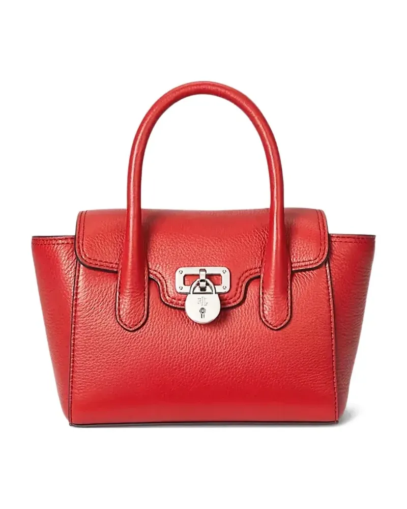 Ralph Lauren Kleine Tanner Satchel-Tasche - Orange Orange