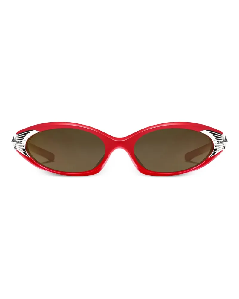 Gentle Monster Geometrische M87 R6 Sonnenbrille - Rot Rot