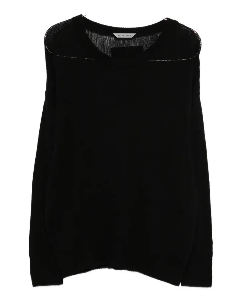 Balenciaga relaxed-fit sweater - Schwarz Schwarz