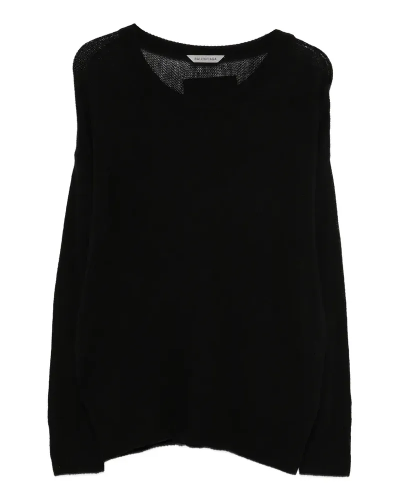 Balenciaga Pullover mit lockerem Schnitt - Schwarz Schwarz