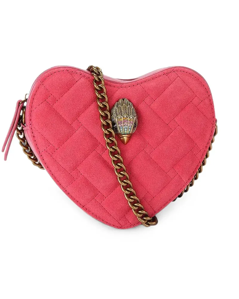 Kurt Geiger woven heart cross body bag - Rosa Rosa