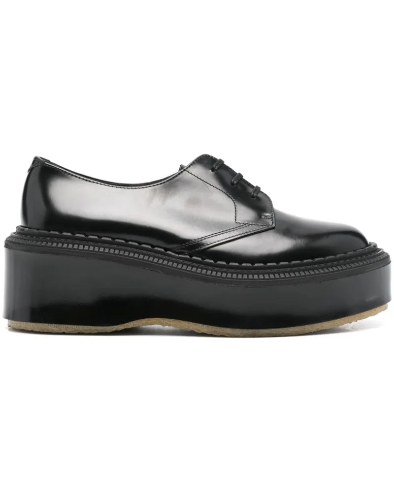 Adieu Paris Type 210 Oxford-Schuhe - Schwarz Schwarz