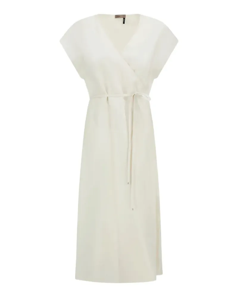 Herno wrap-style midi dress - Weiß Weiß