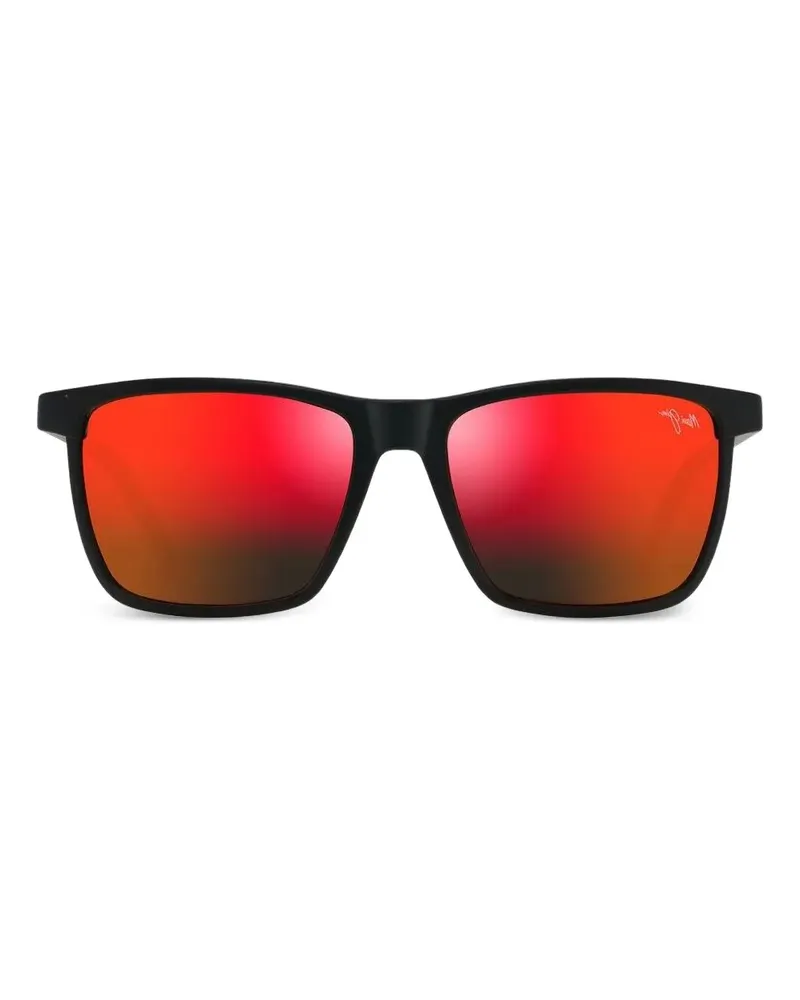 Maui Jim One Way Sonnenbrille - Schwarz Schwarz