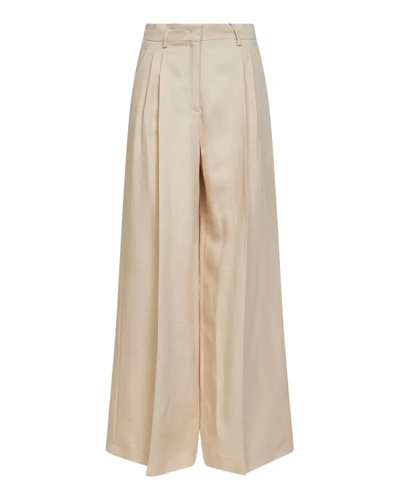 Max Mara Veliero pleated trousers - Nude Nude