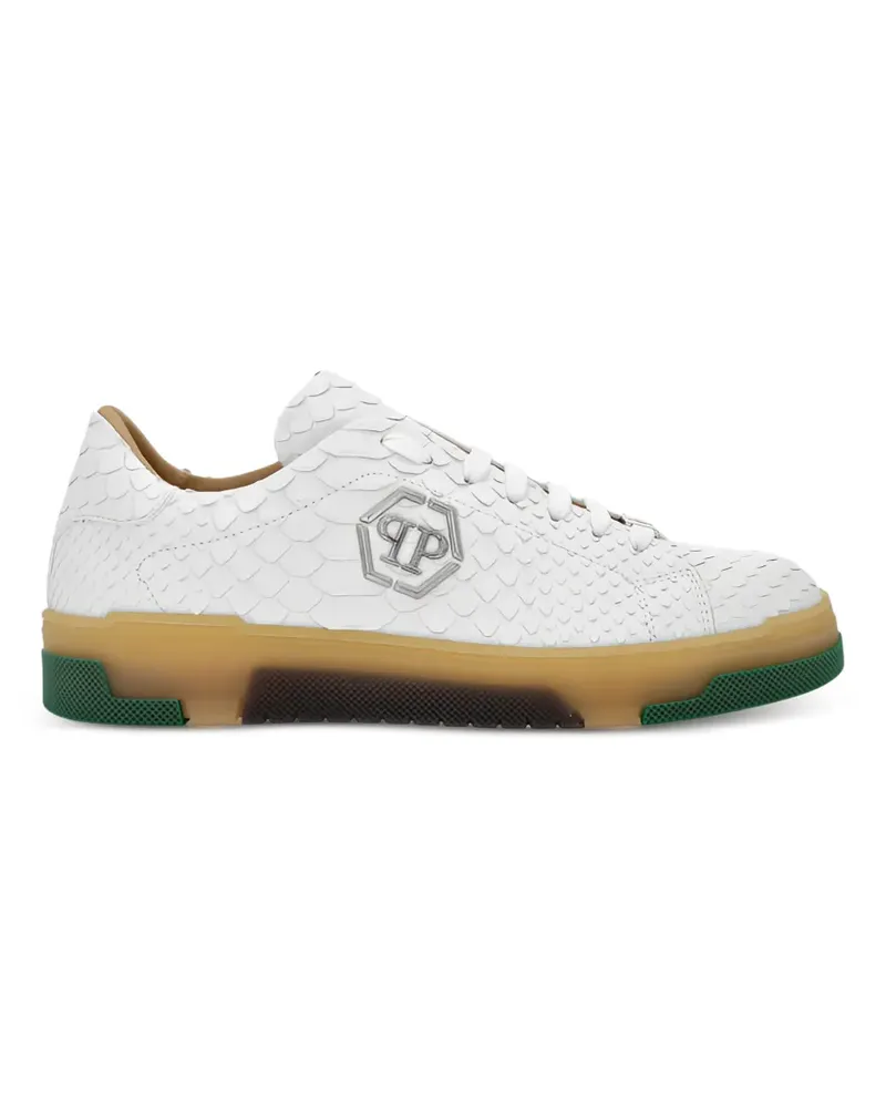 Philipp Plein Sneakers mit Python-Logo - Weiß Weiß