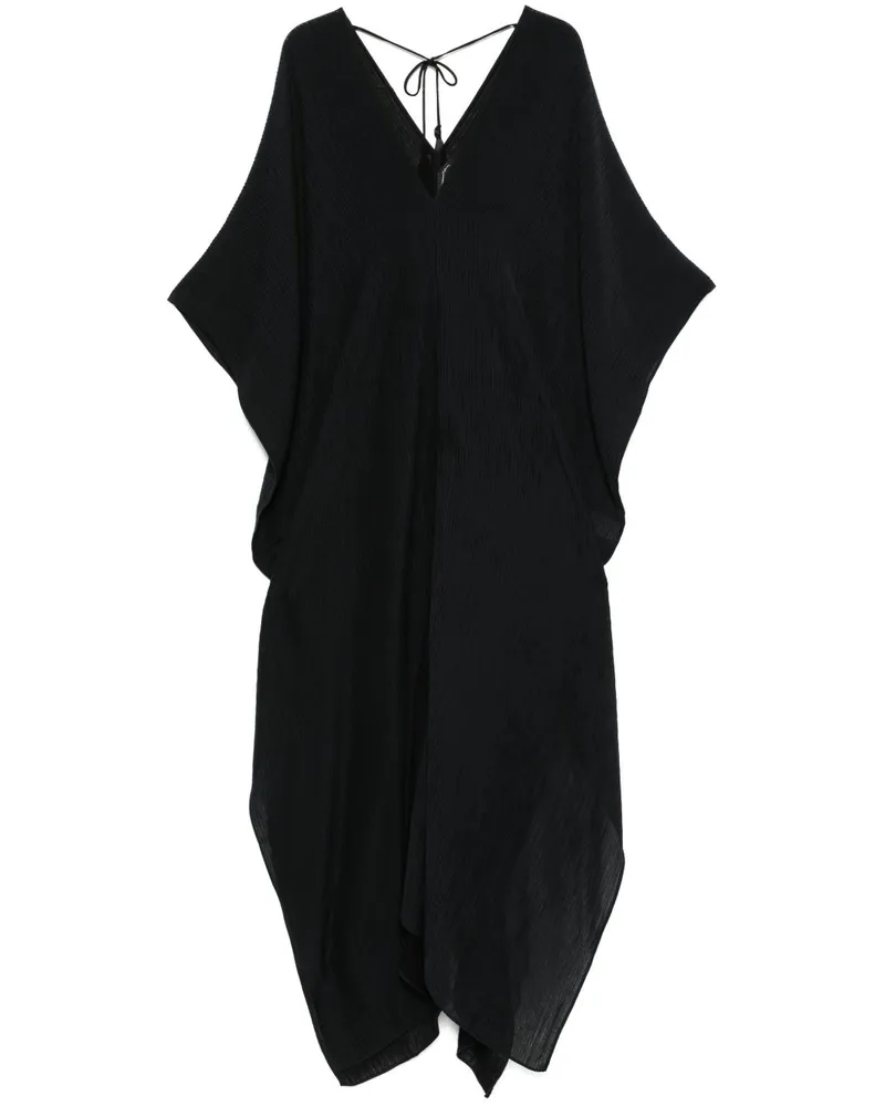 Taller Marmo Kaftan mit Quastendetail - Schwarz Schwarz