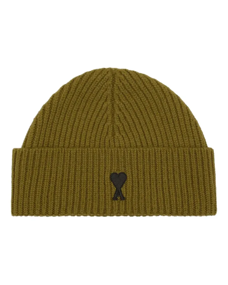 AMI Paris Ami de Coeur Beanie - Grün Grün