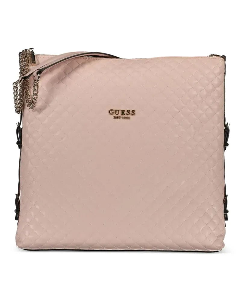 Guess diamond-quilted shoulder bag - Rosa Rosa