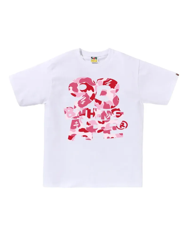 BAPE ABC Camo graphic-print T-shirt - Weiß Weiß