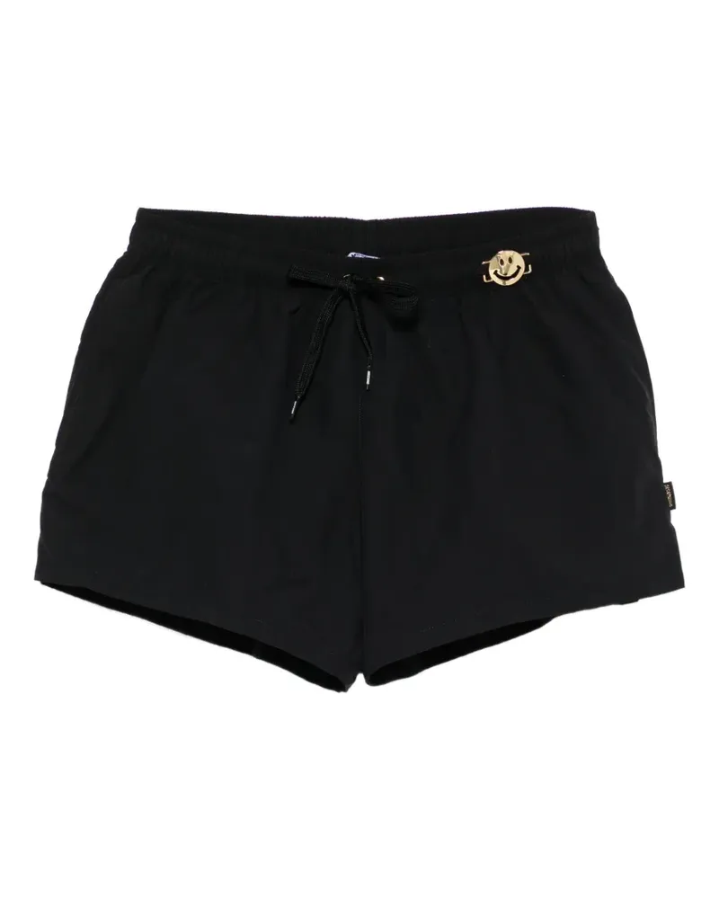 Moschino drawstring graphic swim shorts - Schwarz Schwarz