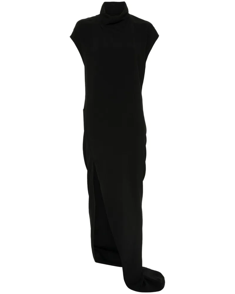 Rick Owens Asymmetrisches EDFU T Maxikleid - Schwarz Schwarz