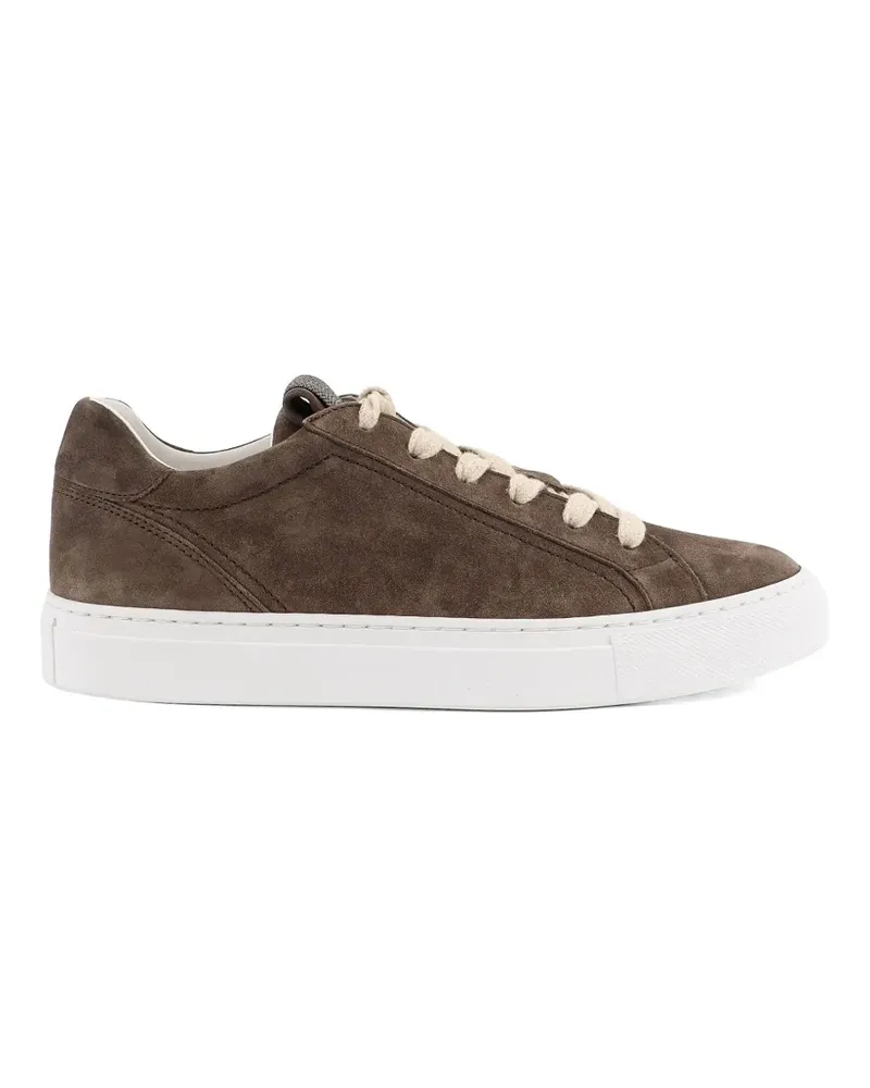 Brunello Cucinelli Sneakers aus Wildleder - Braun Braun