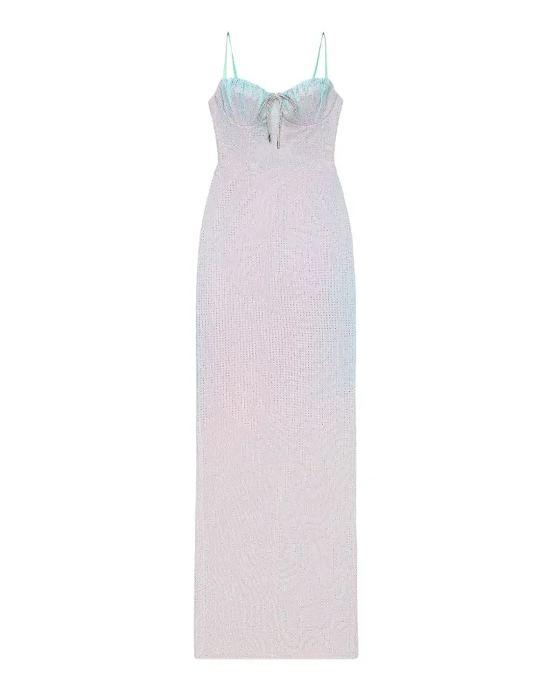 Area crystal-embellished maxi dress - Grün Grün
