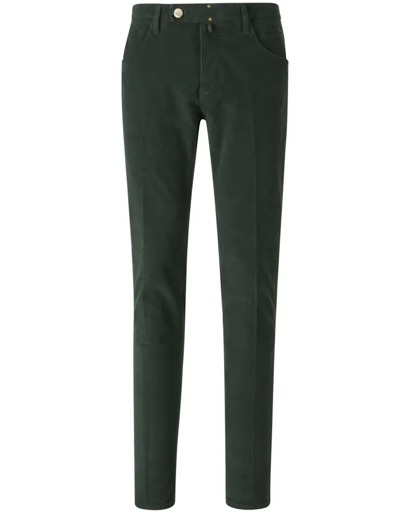 Incotex Chino aus Cord - Grün Grün