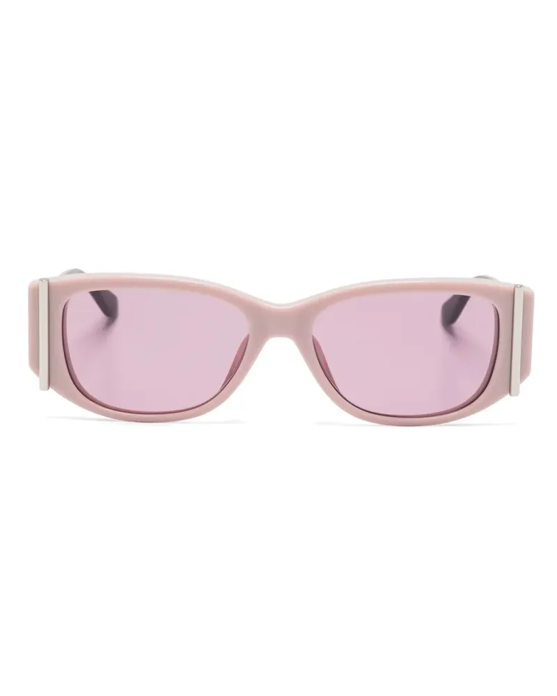 Alexander McQueen Sonnenbrille mit eckigem Gestell - Rosa Rosa