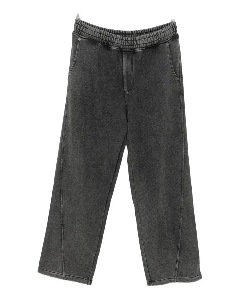 Emporio Armani elasticated-waistband track pants - Grau Grau