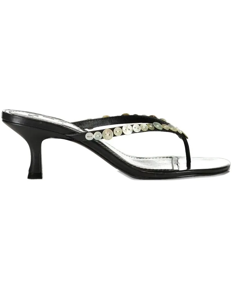 STAUD kitten-heel sandals - Schwarz Schwarz