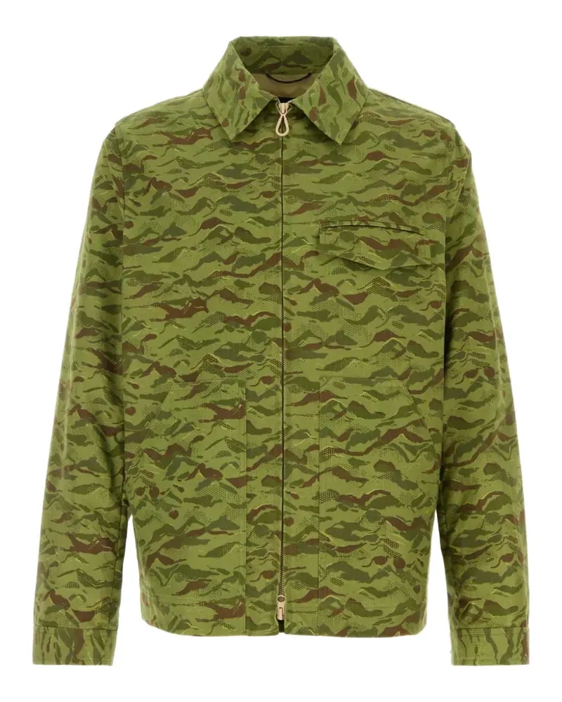 Paltò zip up jacket - Grün Grün