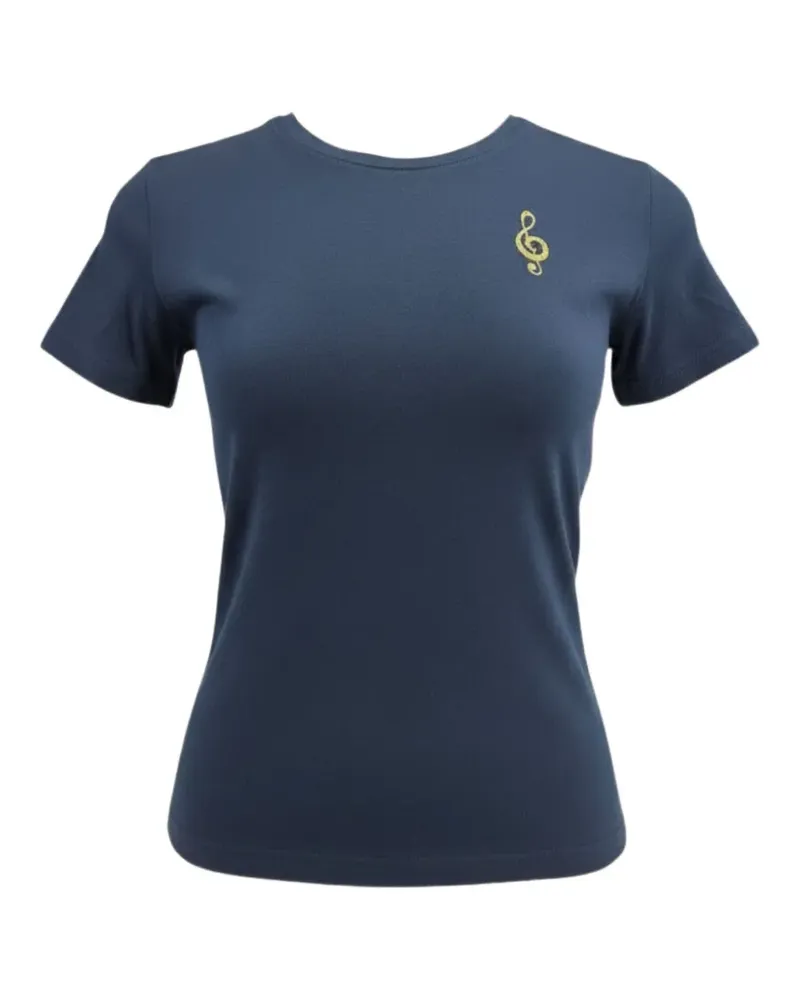 MADISON.MAISON x On/Off Essentials Music Is The Answer T-Shirt - Blau Blau