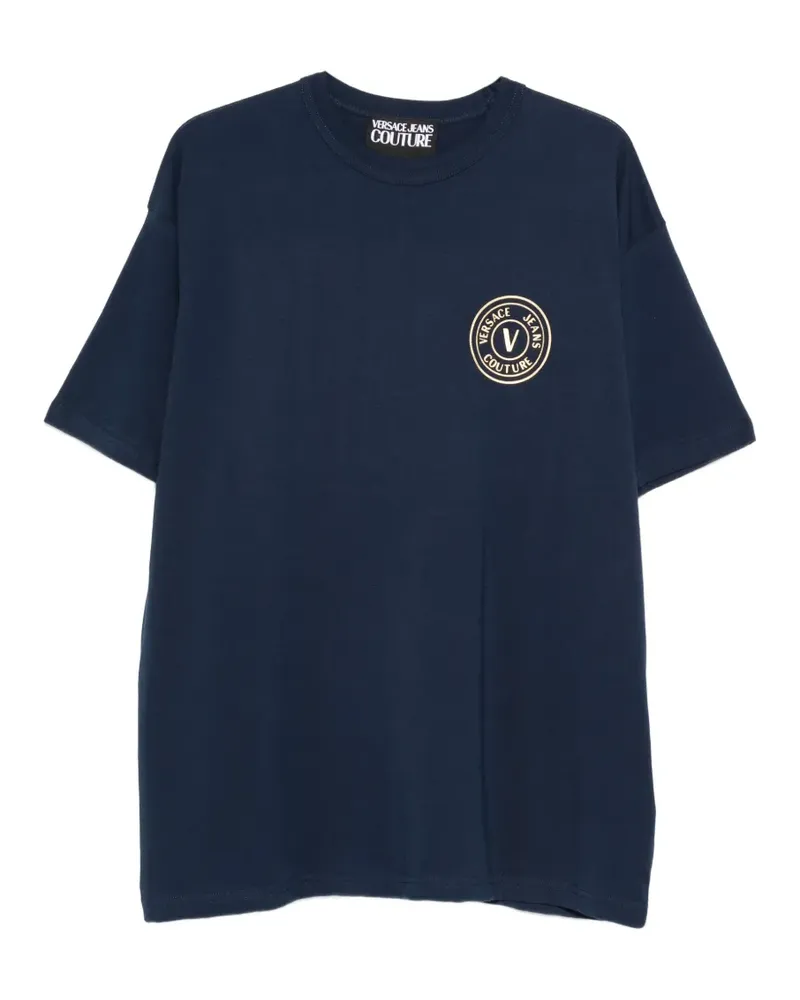 Versace Jeans logo-detail T-shirt - Blau Blau