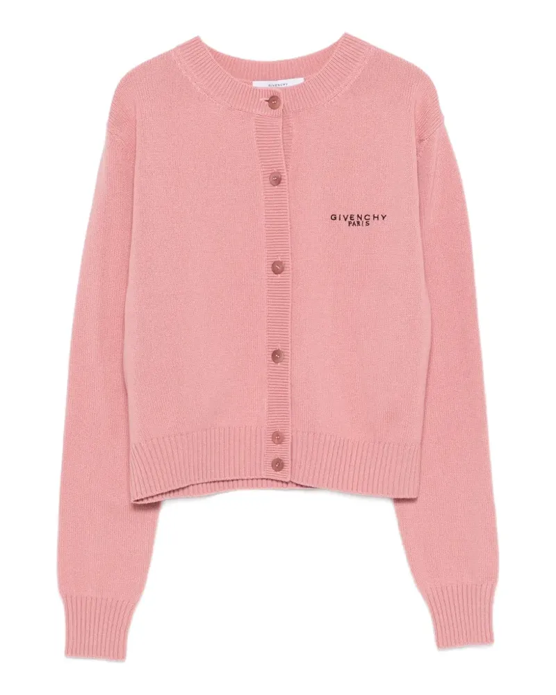 Givenchy Klassischer Cropped-Cardigan - Rosa Rosa