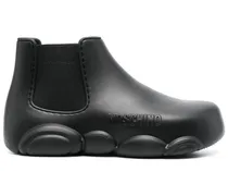 Stiefeletten mit Logo-Prägung - Schwarz