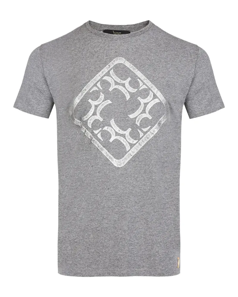 Billionaire Roger T-Shirt mit Logo-Print - Grau Grau