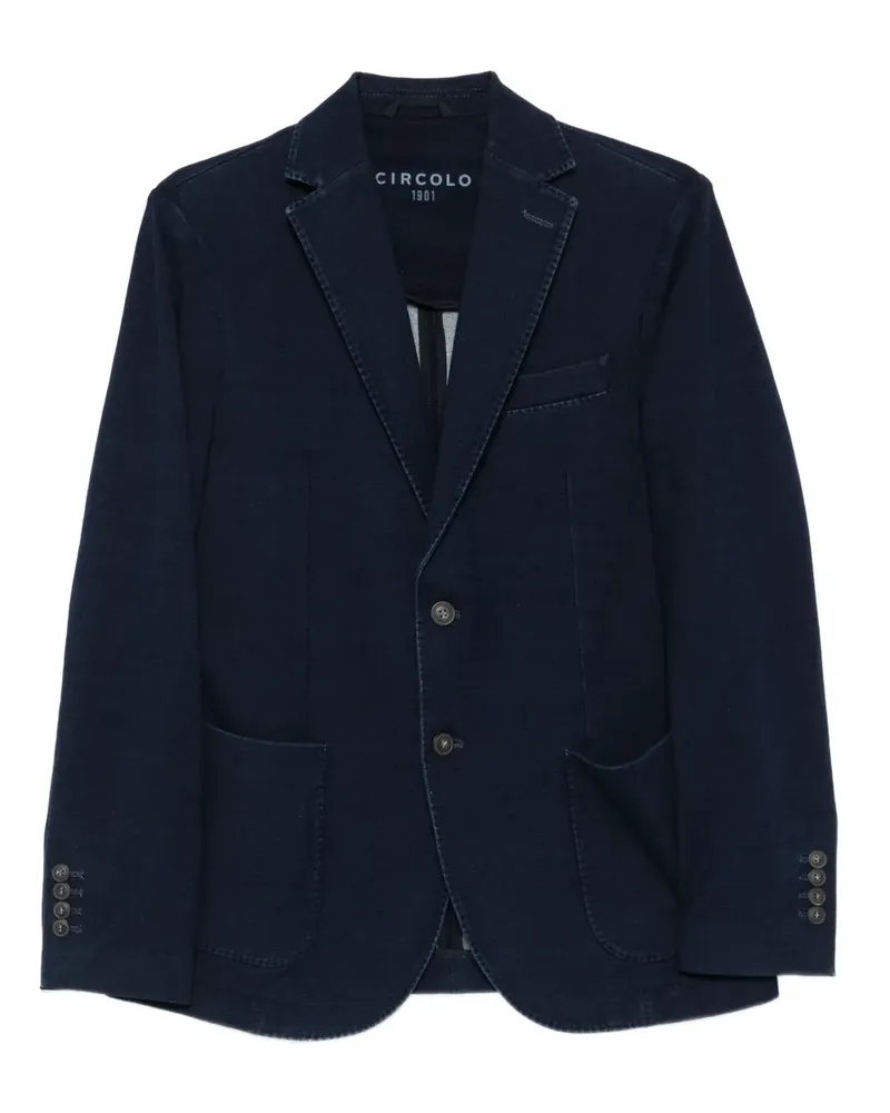 CIRCOLO 1901 Sakko mit aufgesetzten Taschen - Blau Blau