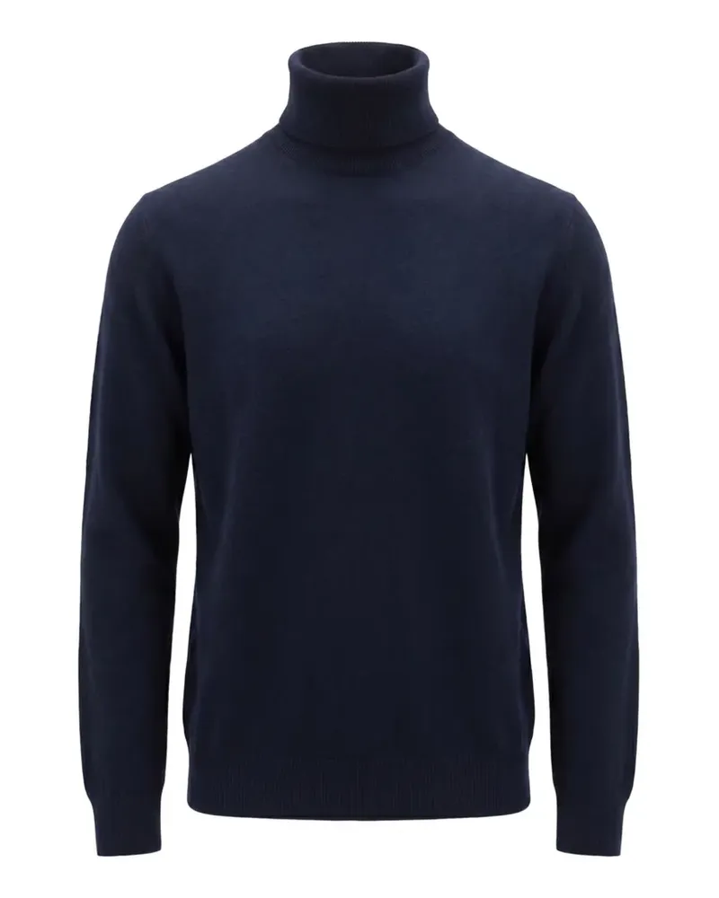 Drumohr  Langärmeliger Rollkragenpullover - Blau Blau