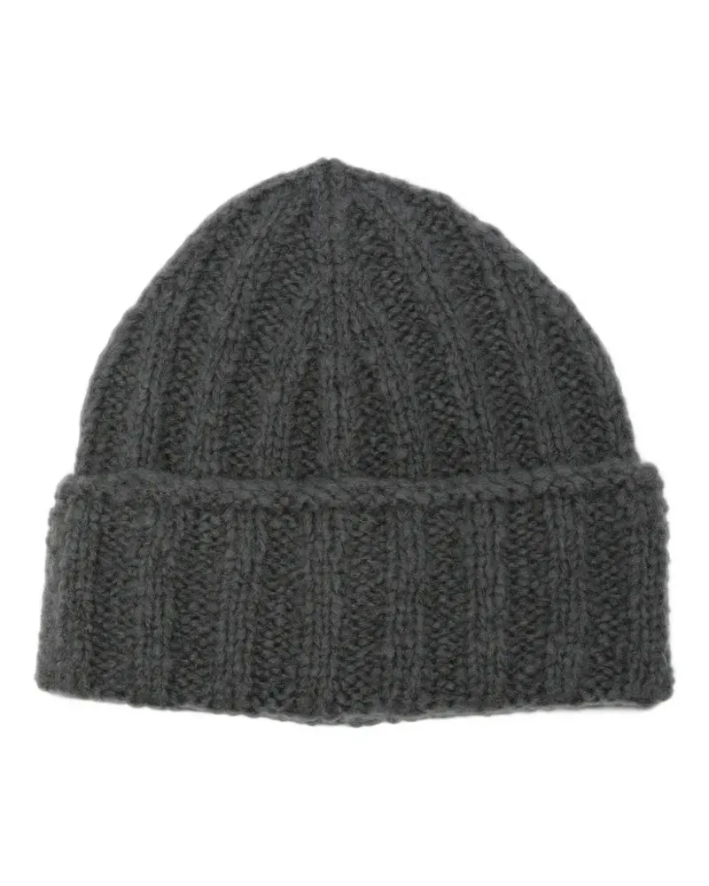 Roberto Collina ribbed-knit beanie hat - Grau Grau