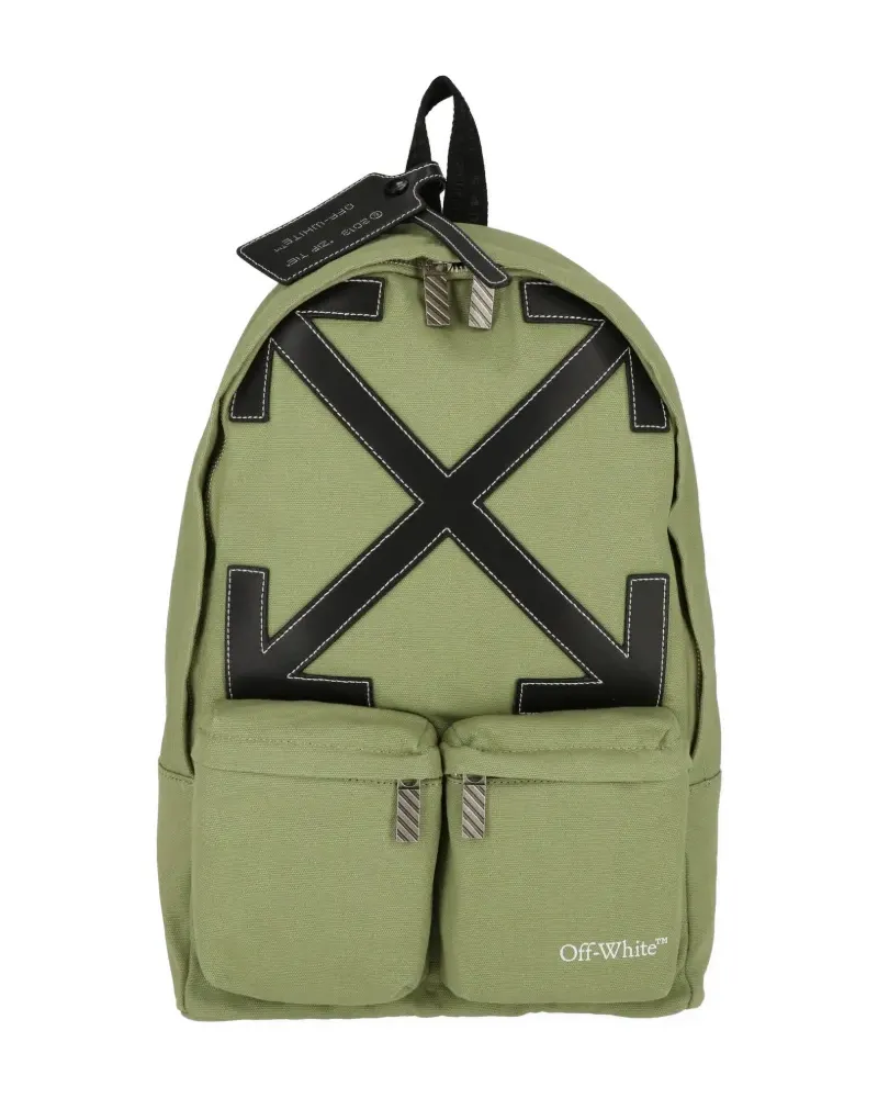 OFF-WHITE Arrows-motif backpack - Grün Grün