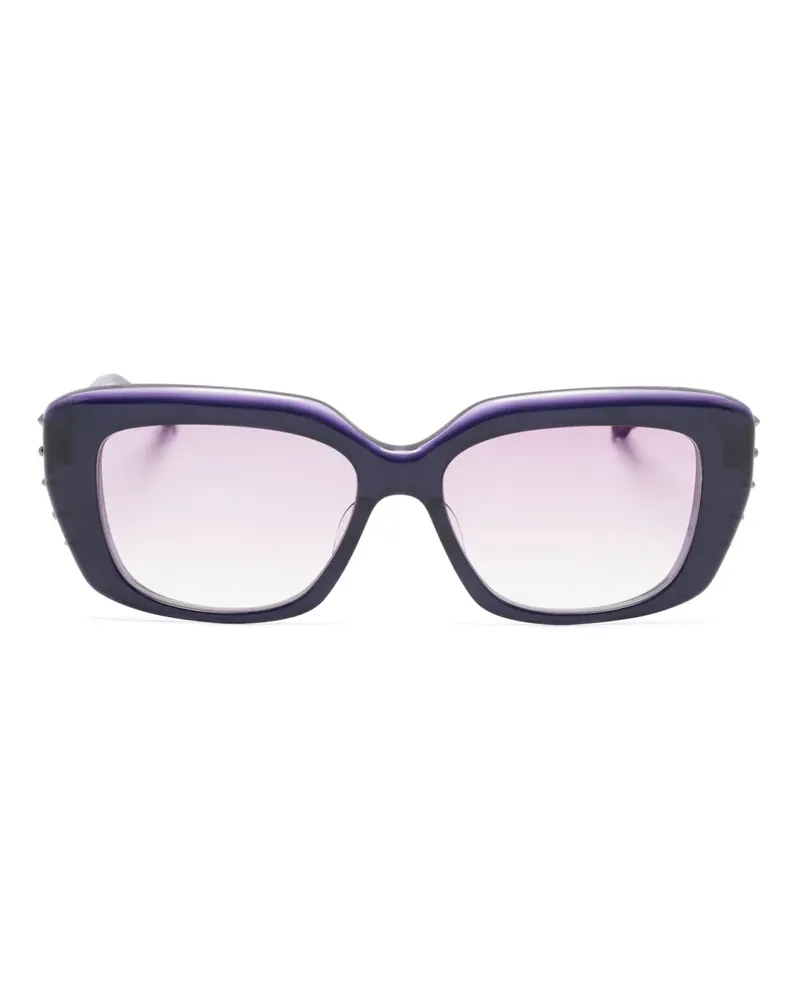 MATSUDA Sonnenbrille mit eckigem Gestell - Violett Violett