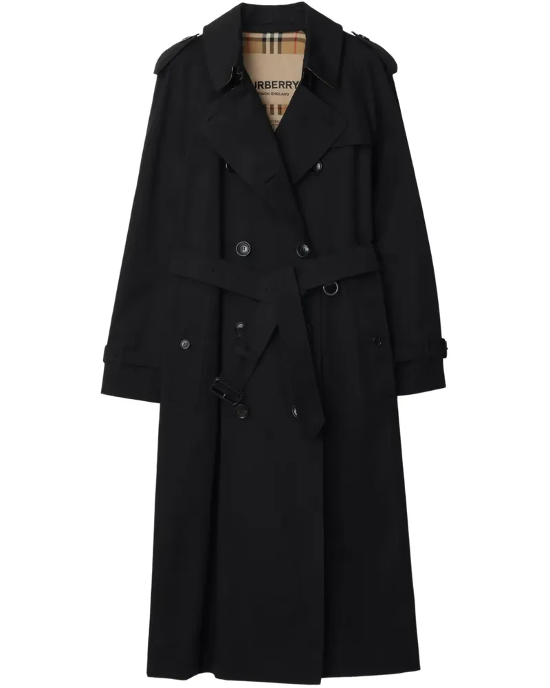 Burberry The Waterloo Trenchcoat - Schwarz Schwarz
