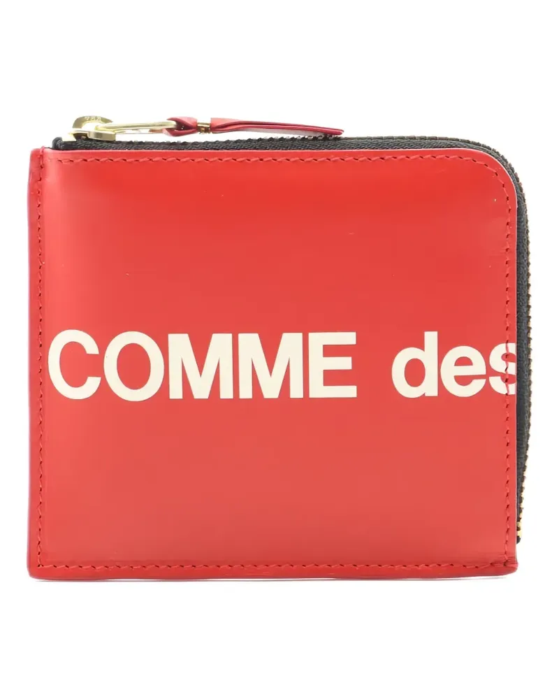 Comme des Garçons logo-print coin purse - Rot Rot