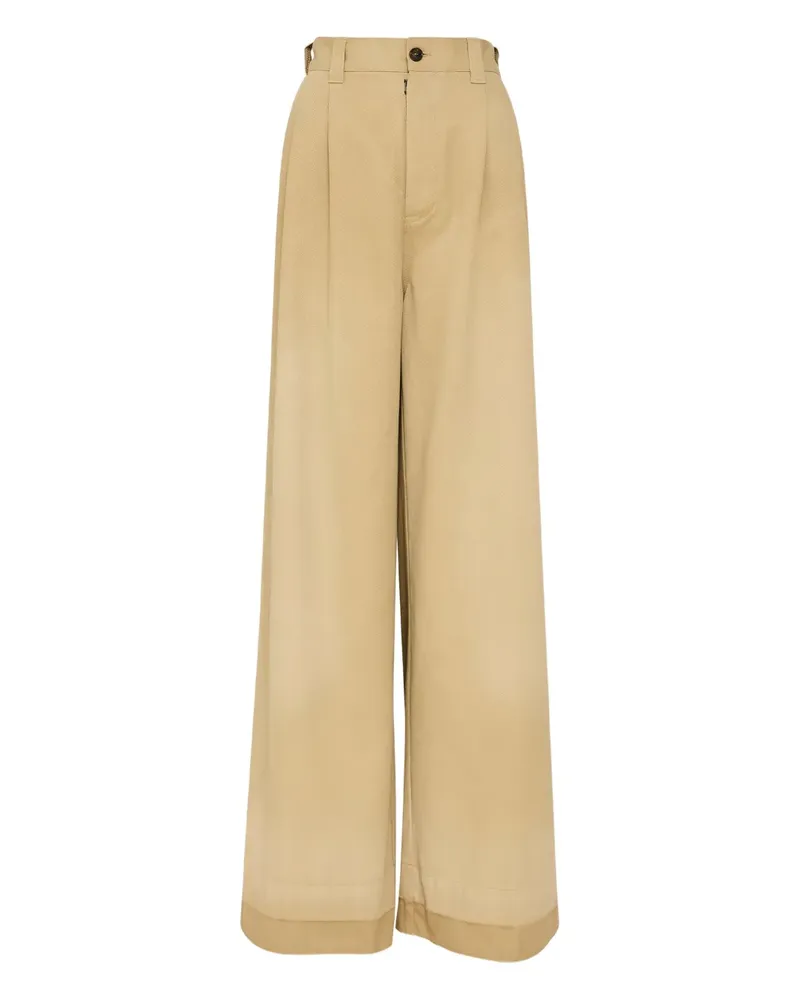 Maison Margiela Hose mit weitem Bein - Nude Nude