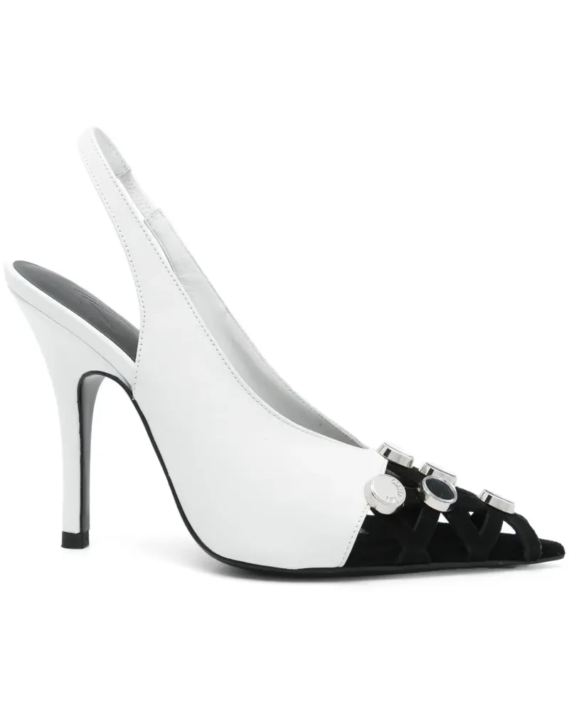ATTICO Fiona Pumps 115mm - Weiß Weiß