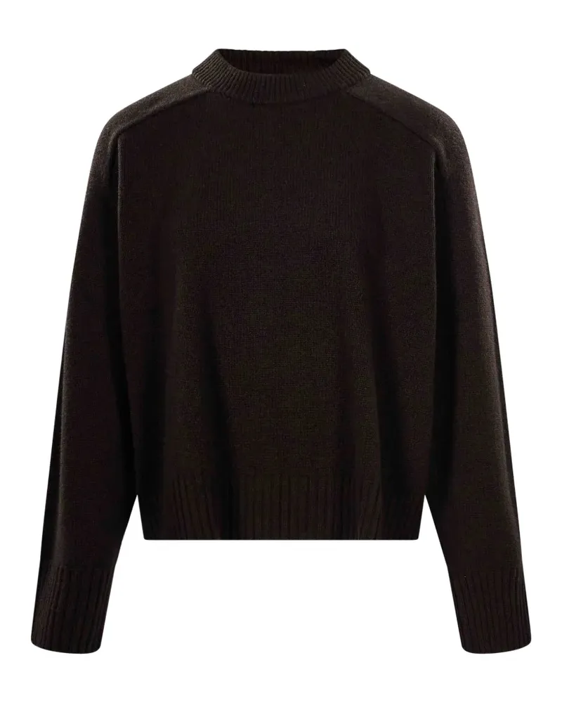 Soeur ribbed-knit raglan-sleeve sweater - Braun Braun