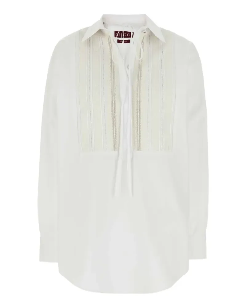 Gucci poplin oversize shirt - Weiß Weiß