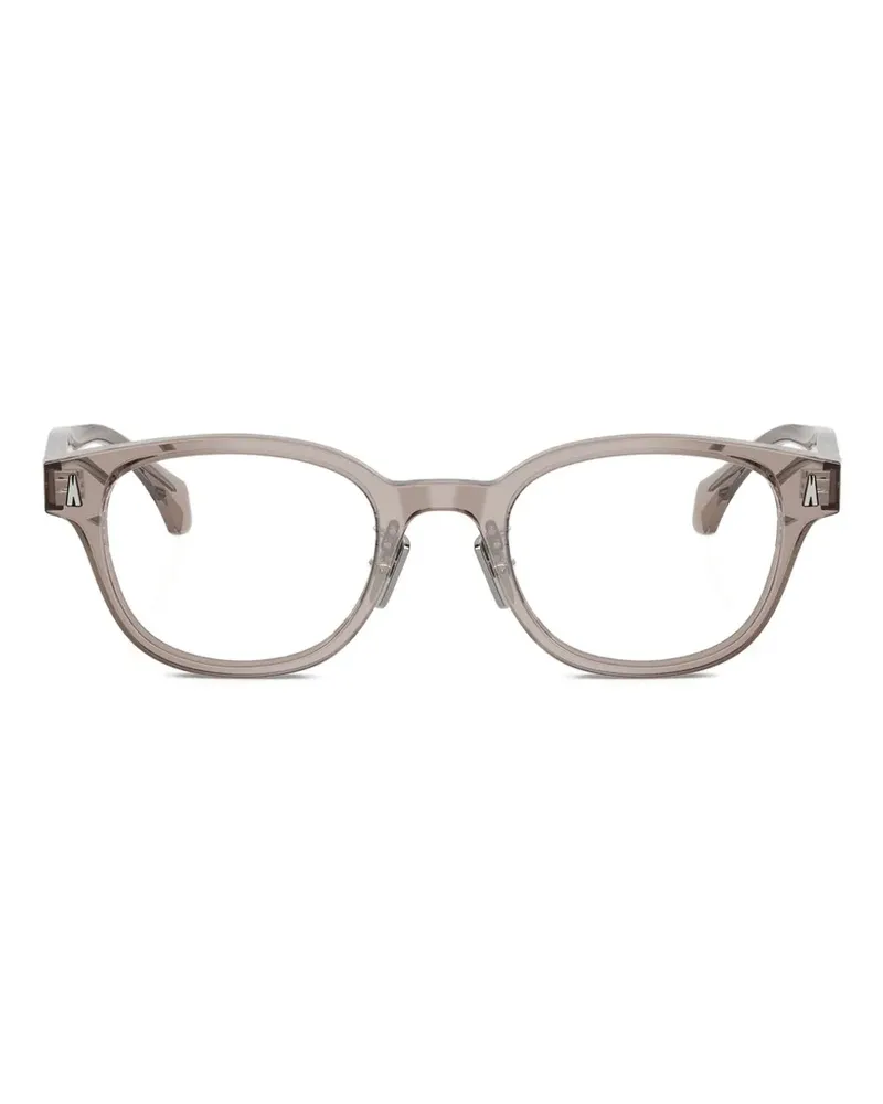 Moncler Brille mit rundem Gestell - Grau Grau