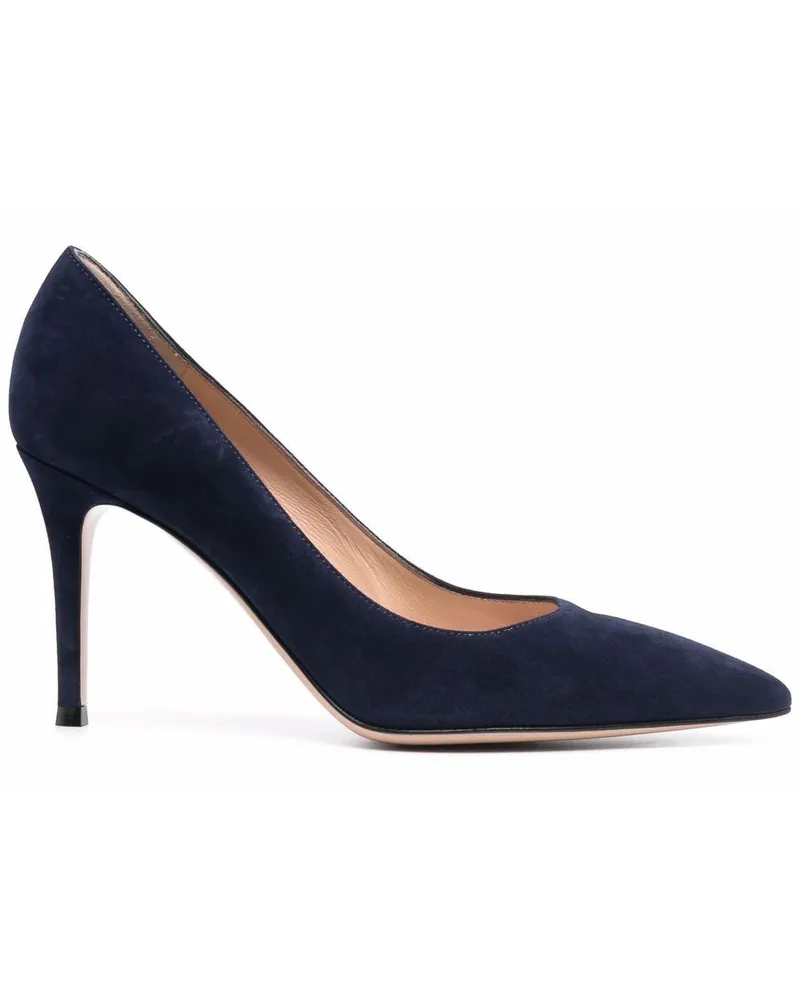 Gianvito Rossi Pumps mit spitzer Kappe 90mm - Blau Blau