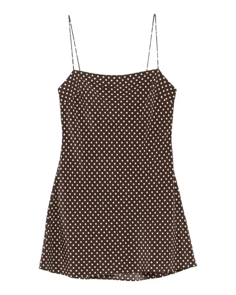 Matteau Kleid mit Polka Dots - Braun Braun