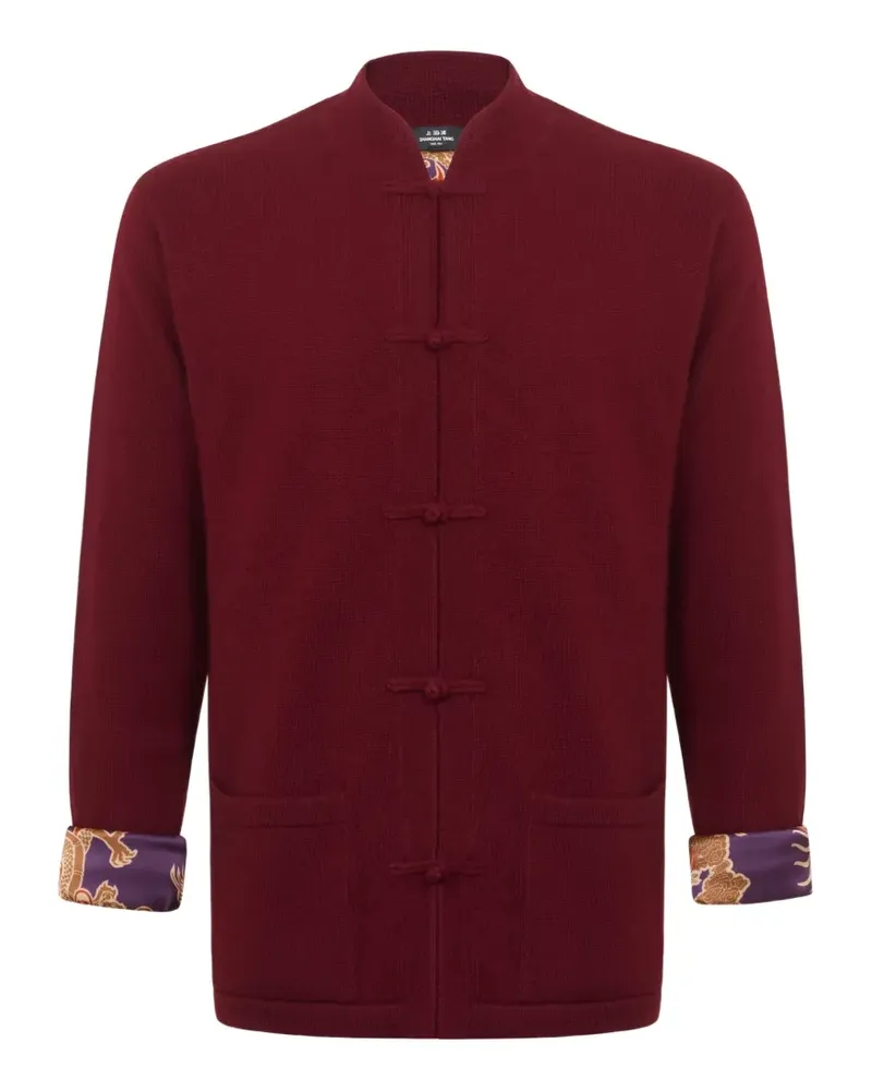 Shanghai Tang Tang dragon-print cardigan - Rot Rot