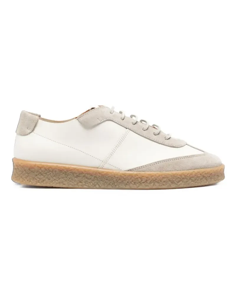 Buttero Sneakers mit Kontrasteinsatz - Weiß Weiß