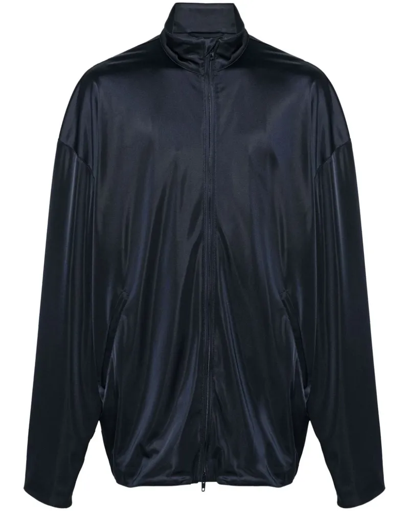 Balenciaga Sweatshirt mit Reißverschluss - Blau Blau