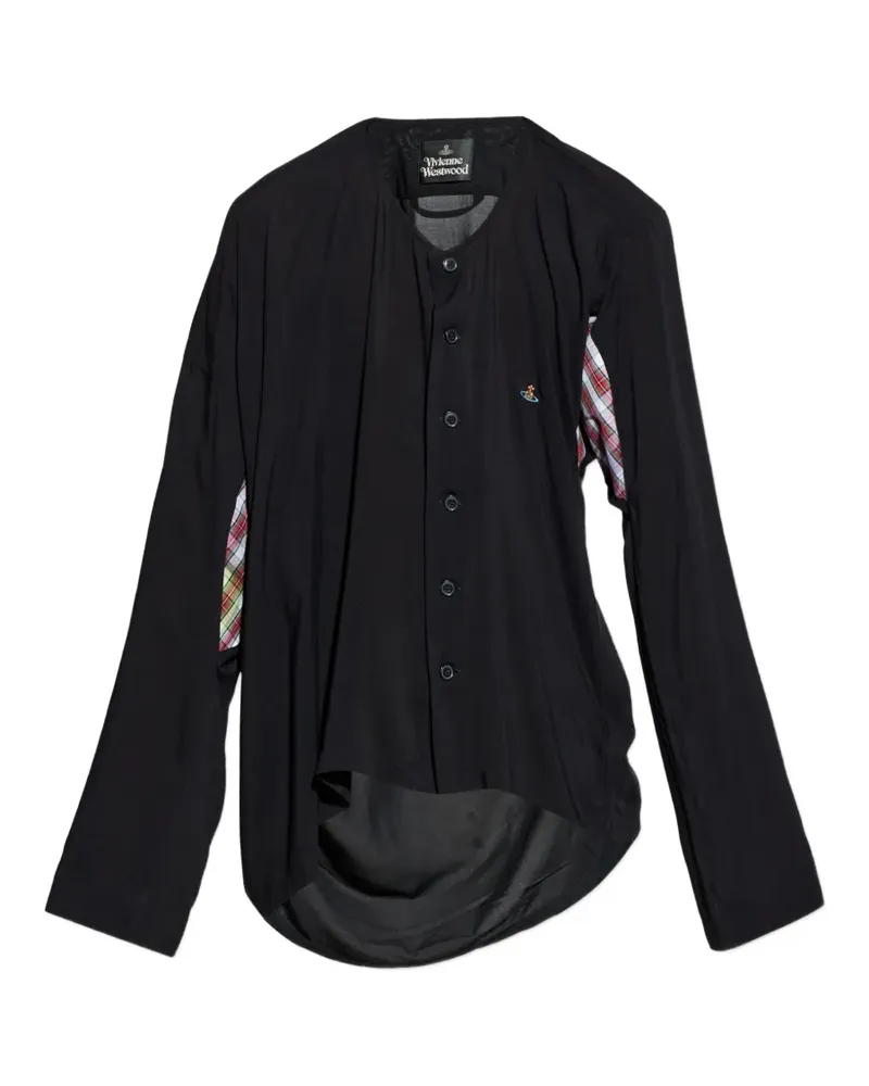 Vivienne Westwood Drunken Grandad Hemd mit Schottenkaro - Schwarz Schwarz