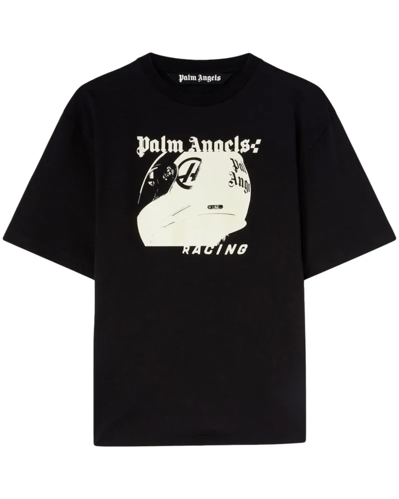 Palm Angels Helmet T-Shirt - Schwarz Schwarz