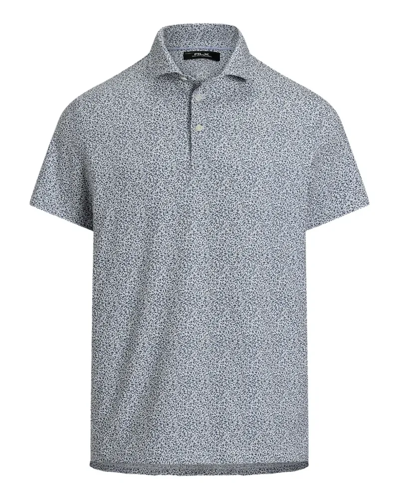 Ralph Lauren Poloshirt mit Blatt-Print - Blau Blau